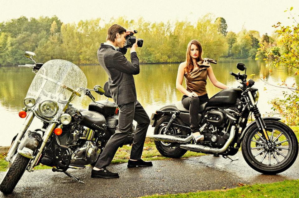 Harley Davidson Fashion Photography